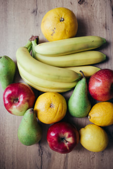 Pears, apples, lemons, and bananas